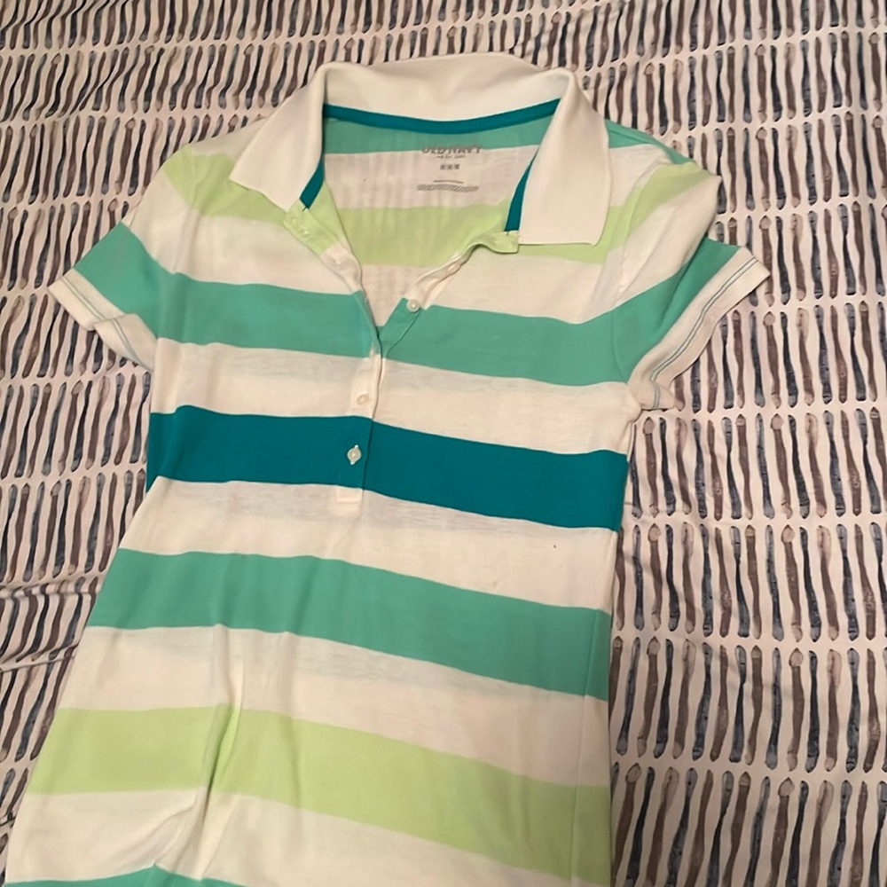 Old Navy Preppy Striped Polo